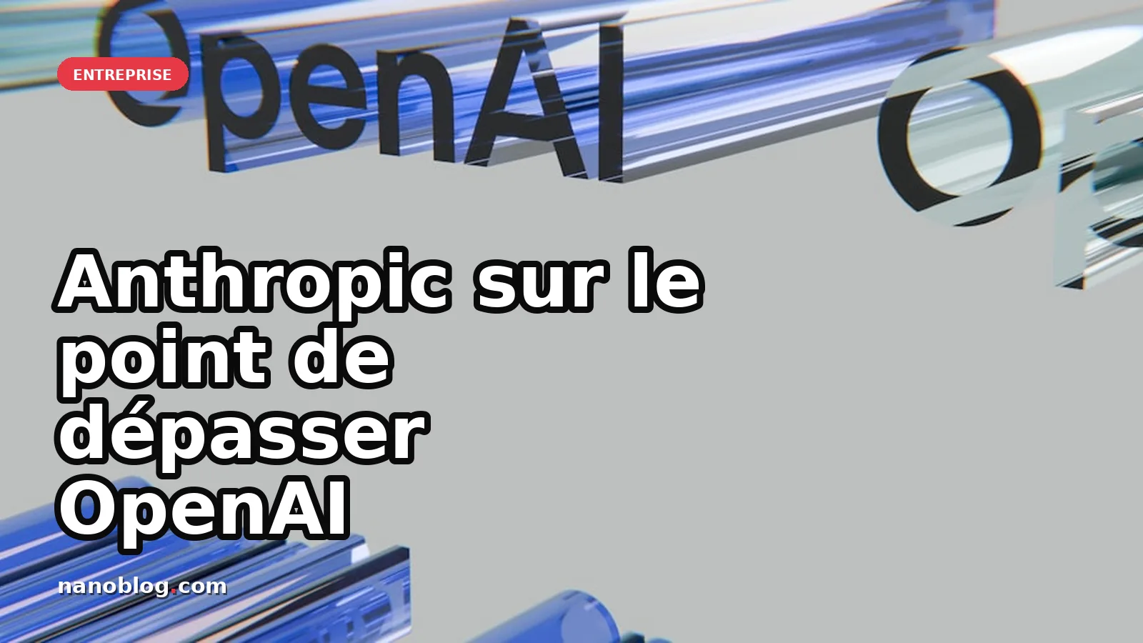 Anthropic sur le point de dominer OpenAI dans la course à l'IA