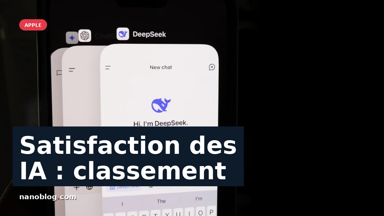 Satisfaction des IA : Claude devant ChatGPT, Apple bon dernier — photo Solen Feyissa