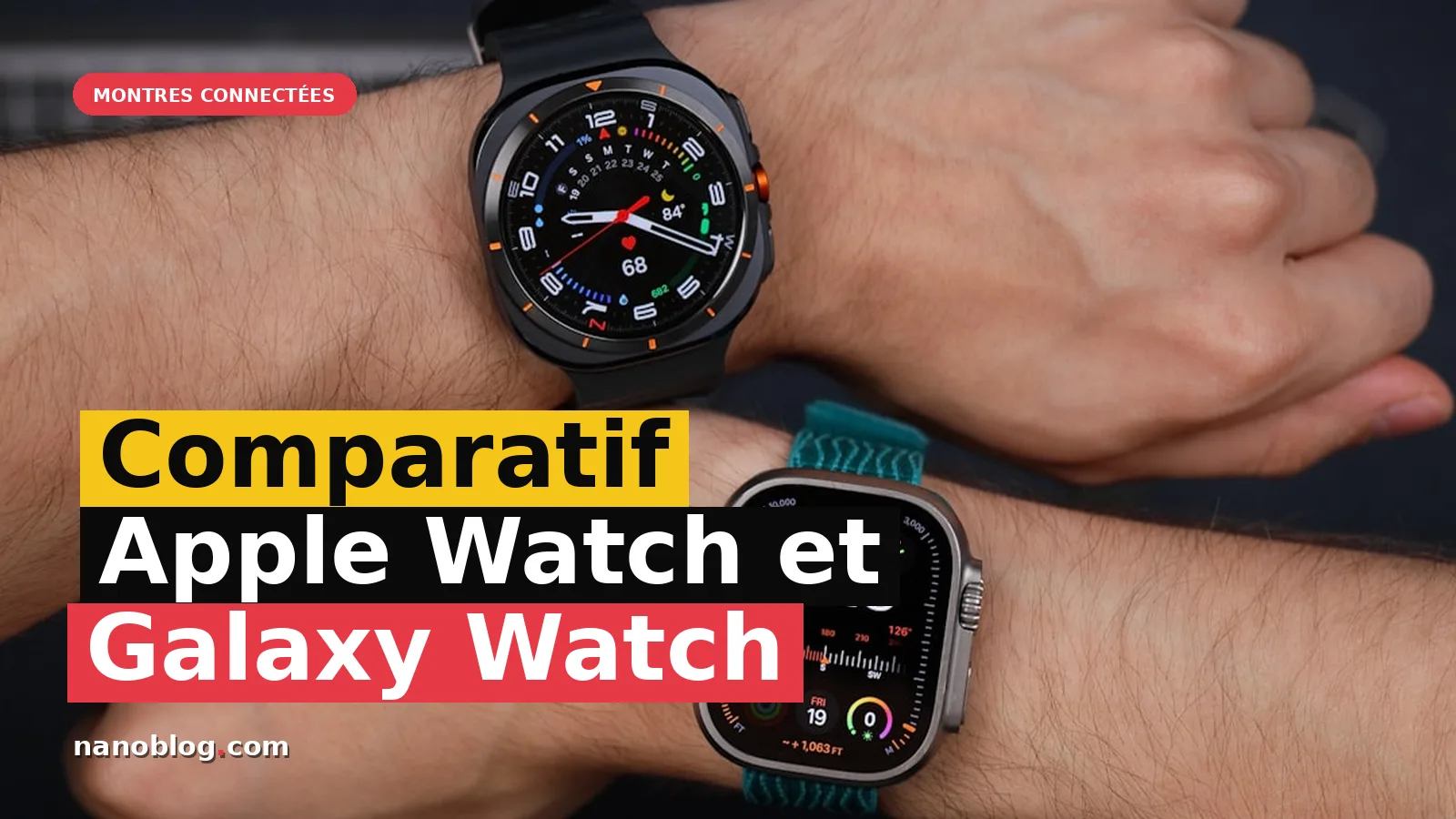 Comparatif entre l'Apple Watch et la Galaxy Watch : Caractéristiques et Performances — photo Daniel Romero