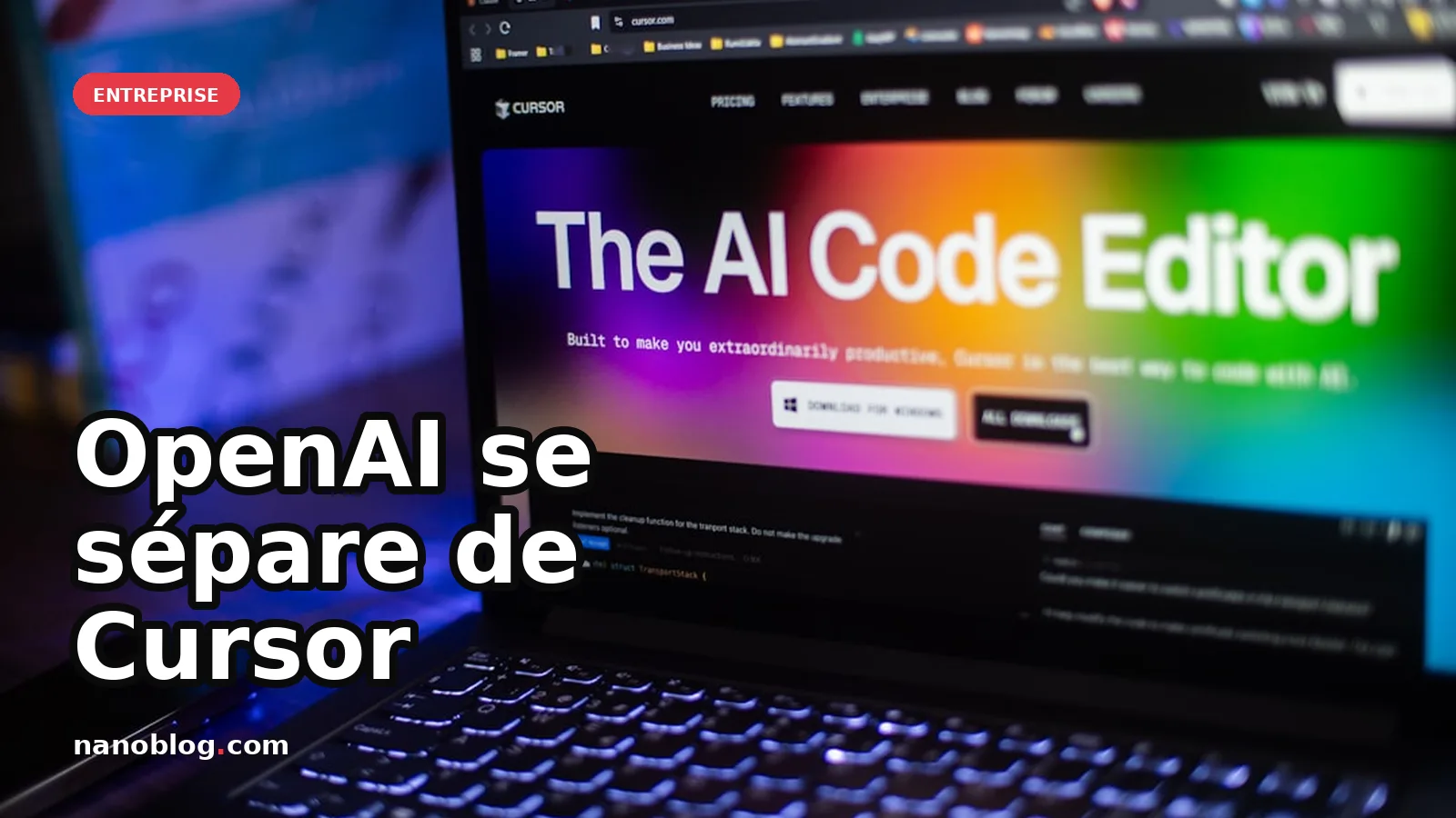 OpenAI met fin à son partenariat avec Cursor après l'acquisition par SpaceX — photo Aerps.com