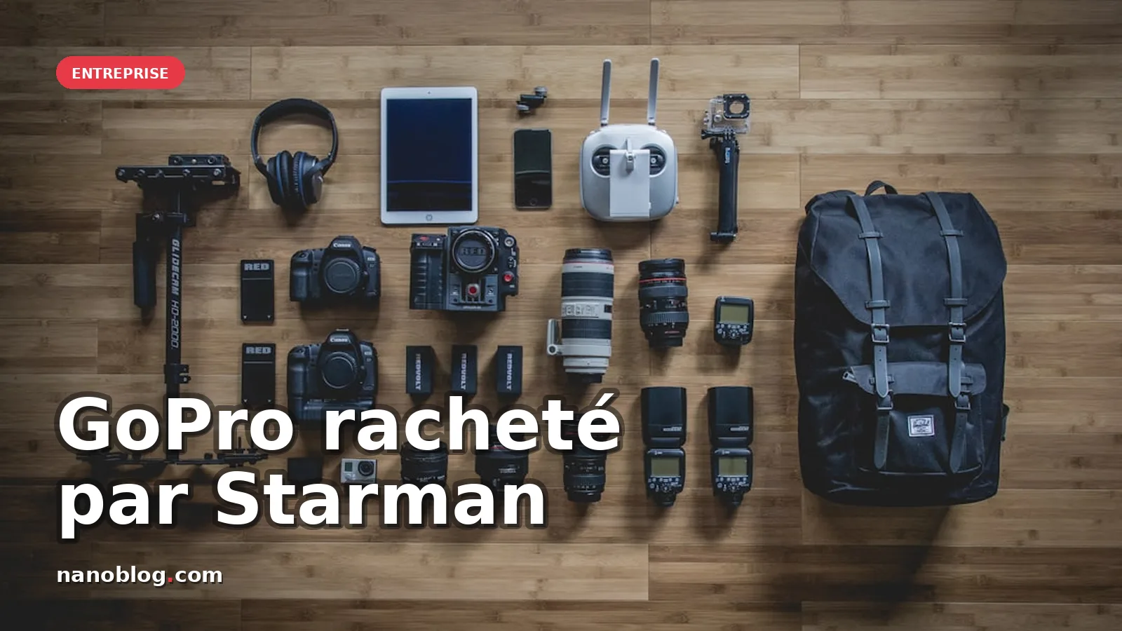 GoPro fusionne avec Starman Optical pour se recentrer sur l'IA — photo Jeff Hopper