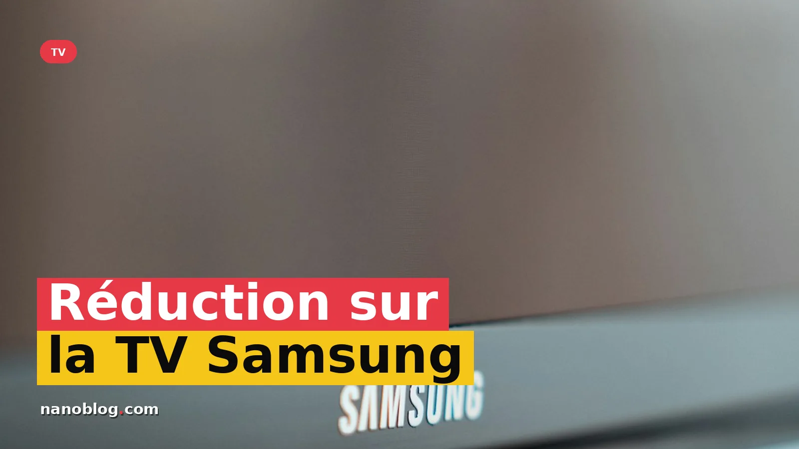 Promotions exceptionnelles sur les TV Samsung 4K : économies à réaliser — photo Marcel Strauß