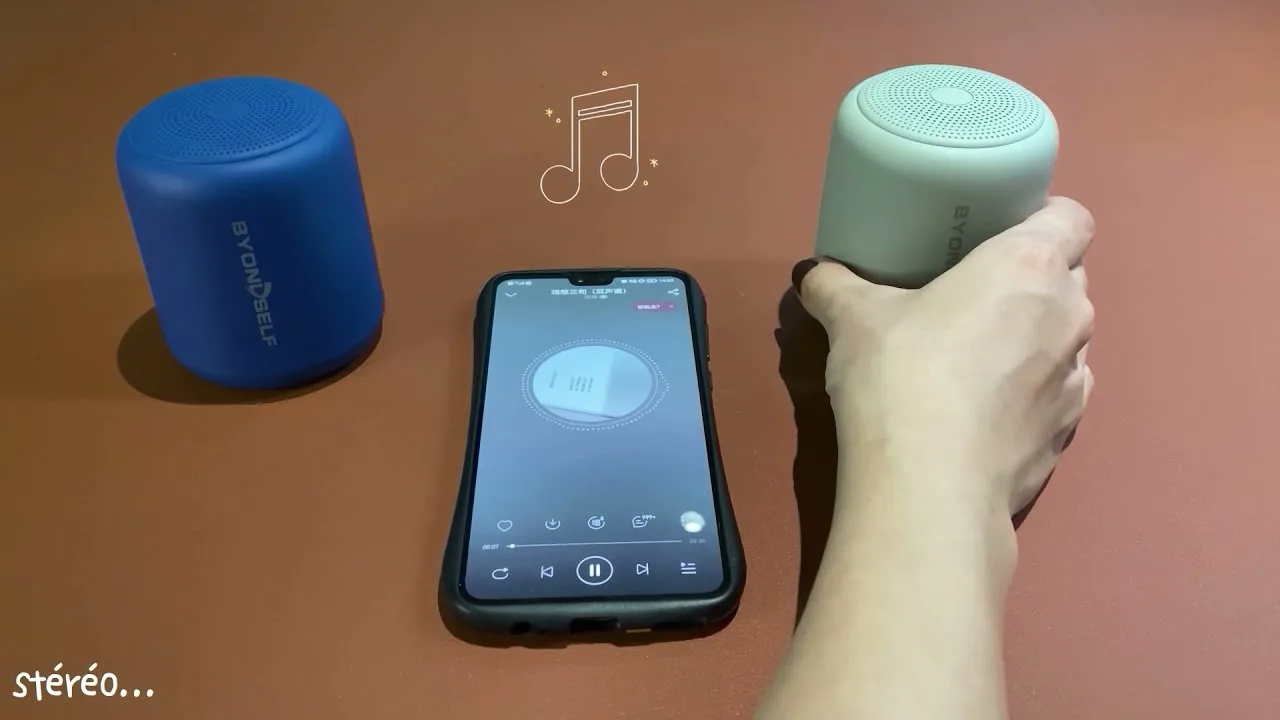 enceintes bluetooth avec fonction de synchronisation