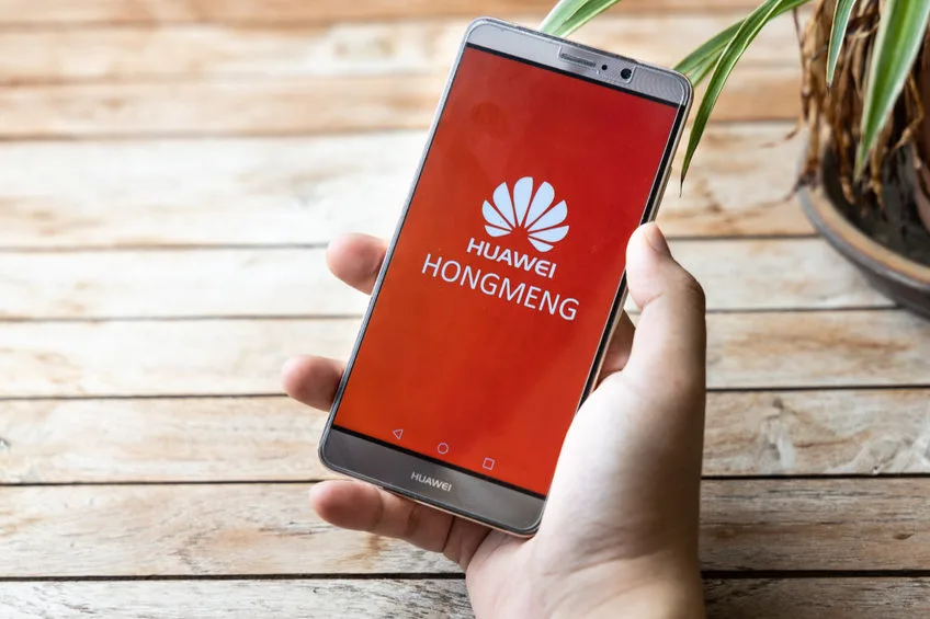 kuala lumpur, malaysia, may 25, 2019: person holding huawei mate