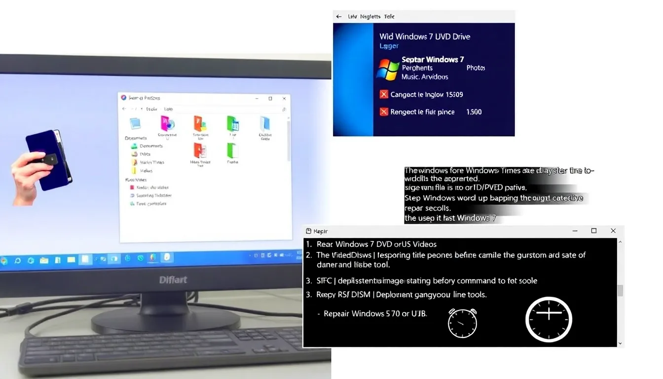 Guide complet pour réparer Windows 7 sans perte de données